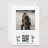 Mexicaanse Borduurwerk foto Save the Date (Achterkant)