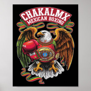 Mexicaanse Boxing Eagle - Boxeo Mexicano Poster