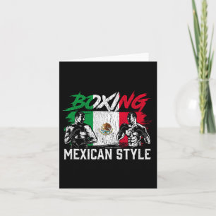 Mexicaanse boxing Sports Fight Coach Boxer Kaart