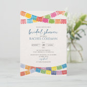 Mexicaanse bruids douche uitnodiging (Staand voorkant)