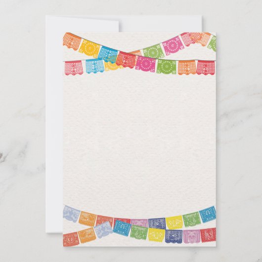 Mexicaanse bruids douche uitnodiging (Achterkant)