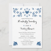 Mexicaanse bruiloft uitnodiging Talavera geïnspire (Voorkant)