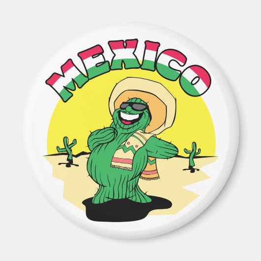 Mexicaanse Cactus Magneet (Voorkant)