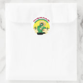Mexicaanse Cactus Ronde Sticker (Tas)