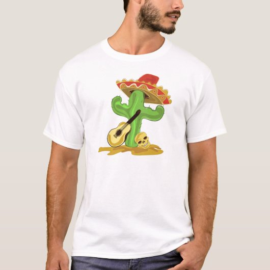 Mexicaanse Cactus T-shirt (Voorkant)