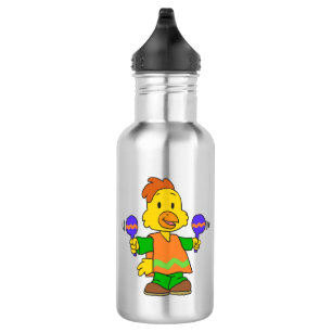 Mexicaanse cartoon  Achtergrondkleur kiezen Waterfles