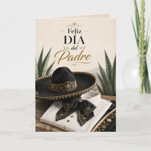 Mexicaanse Charro Vaderdag Feliz Día del Padre Kaart
