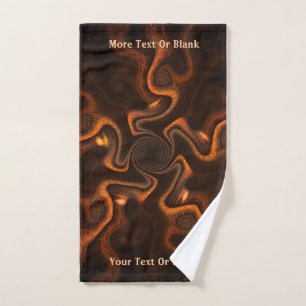 Mexicaanse chocolade bad handdoek