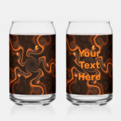 Mexicaanse chocolade blikvorm glas (Voorkant)