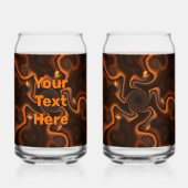 Mexicaanse chocolade blikvorm glas (Achterkant)