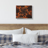 Mexicaanse chocolade canvas afdruk (Insitu (Slaapkamer))