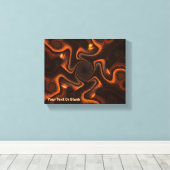 Mexicaanse chocolade canvas afdruk (Insitu (Houten vloer))