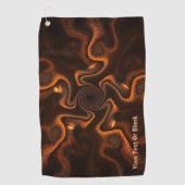 Mexicaanse chocolade golfhanddoek (Voorkant)