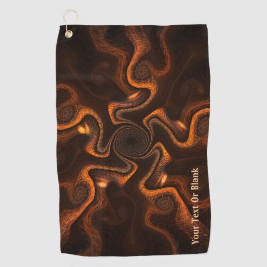 Mexicaanse chocolade golfhanddoek (Voorkant)