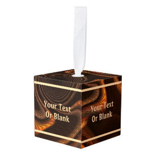 Mexicaanse chocolade kubus ornament