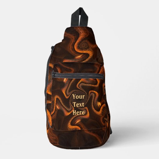 Mexicaanse chocolade sling bag (Voorkant)