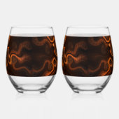 Mexicaanse chocolade wijnglas zonder voet (Links)