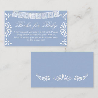 Mexicaanse Cielito Lindo Baby Shower Boeken voor B Informatiekaartje
