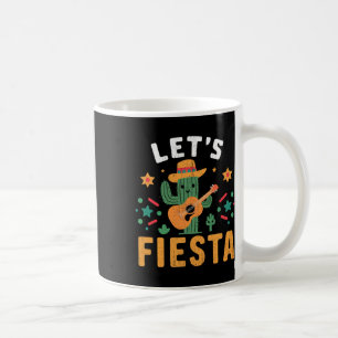 Mexicaanse Cinco de Mayo Cactus Gitaar voor Mannen Koffiemok