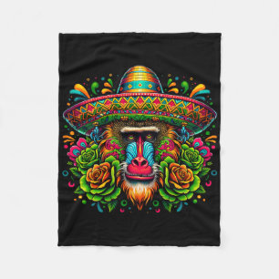 Mexicaanse Cinco De Mayo Laten we feestfeest Boon Fleece Deken