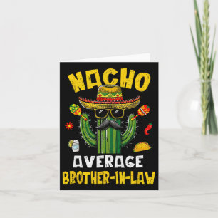 Mexicaanse Cinco De Mayo Nacho Gemiddelde zwager Kaart