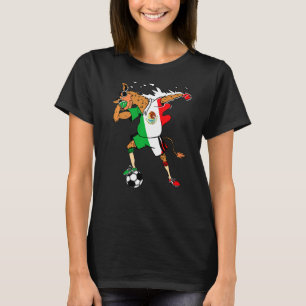Mexicaanse City Camel Mexico Flag Soccer Football T-shirt