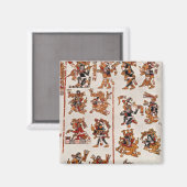 Mexicaanse codex magneet (Voorkant / Achterkant)