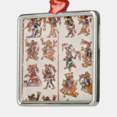Mexicaanse codex metalen ornament (Links)