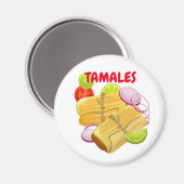 Mexicaanse Cuisine Tamale Magneet (Voorkant / Achterkant)
