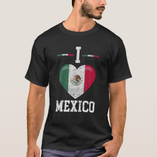 Mexicaanse Culturele Pride Heart Hispanic Heritage T-shirt