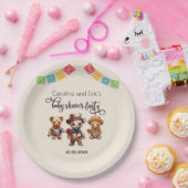 Mexicaanse Dag van het Dode Baby shower Papieren Bordje (Feest)