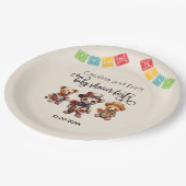 Mexicaanse Dag van het Dode Baby shower Papieren Bordje (Gekanteld)