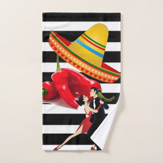Mexicaanse dans-handdoekjes bad handdoek (Handdoek)