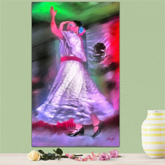 Mexicaanse danseres 0175 Art Print