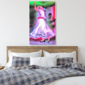 Mexicaanse danseres 0175 Canvas Art Print (Insitu (Slaapkamer))
