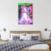 Mexicaanse Danseres 0175 Canvas Kunstprint Afdruk (Insitu (Slaapkamer))