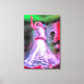 Mexicaanse Danseres 0175 Canvas Kunstprint Afdruk (Voorkant)