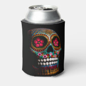 Mexicaanse dia van de dode skeleton Art Death Art Blikjeskoeler (Blikje Achterkant)