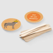 Mexicaanse Donkey Day of the Dead Custom Handwaaier (Niet-gemonteerd)