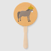 Mexicaanse Donkey Day of the Dead Custom Handwaaier (Voorkant)