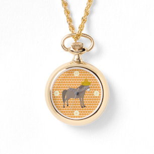 Mexicaanse Donkey Day of the Dead Horloge