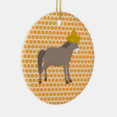 Mexicaanse Donkey Day of the Dead Keramisch Ornament (Rechts)