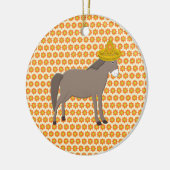 Mexicaanse Donkey Day of the Dead Keramisch Ornament (Links)