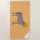 Mexicaanse Donkey Day of the Dead Strandlaken (Voorkant)