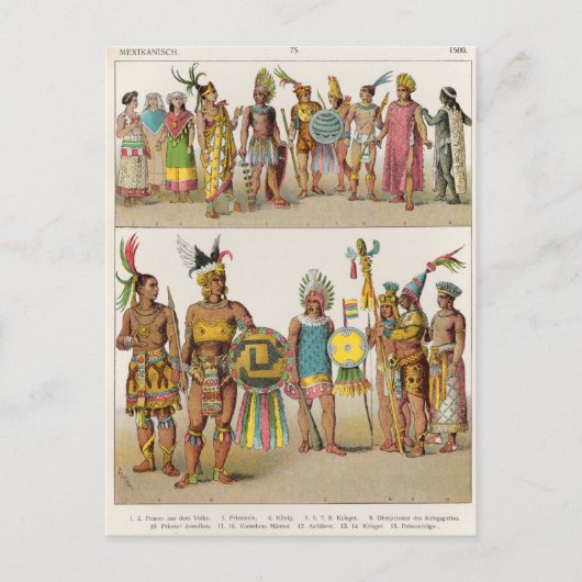 Mexicaanse dress briefkaart (Voorkant)