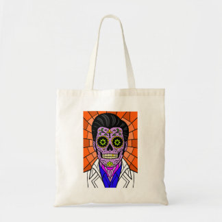 Mexicaanse Elvis Glas-in-lood Boodschappentas Tote Bag