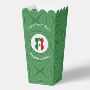 Mexicaanse engel kerst vlag gepersonaliseerd popco bedankdoosjes