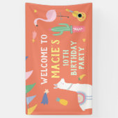 Mexicaanse feestachtergrond, mexicaans spandoek (Verticaal)