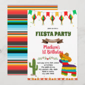 Mexicaanse feestdag fista pinata kaart (Voorkant / Achterkant)