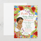 Mexicaanse Fiesta Baby Boy Shower Kaart (Voorkant / Achterkant)